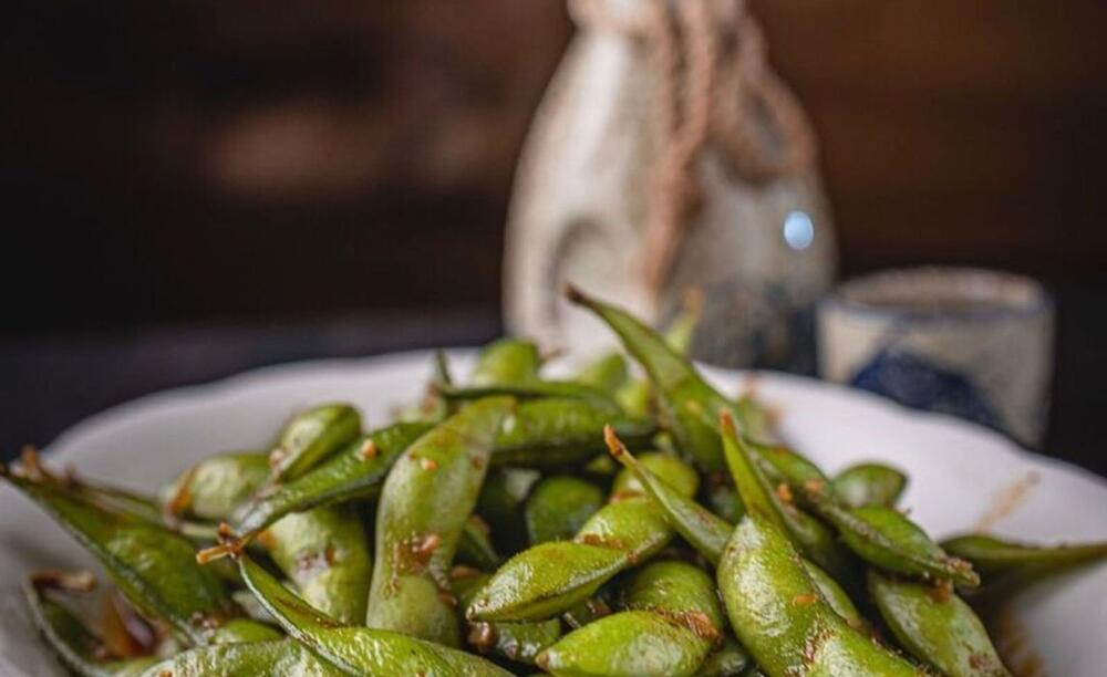 Spicy Garlic  Edamame