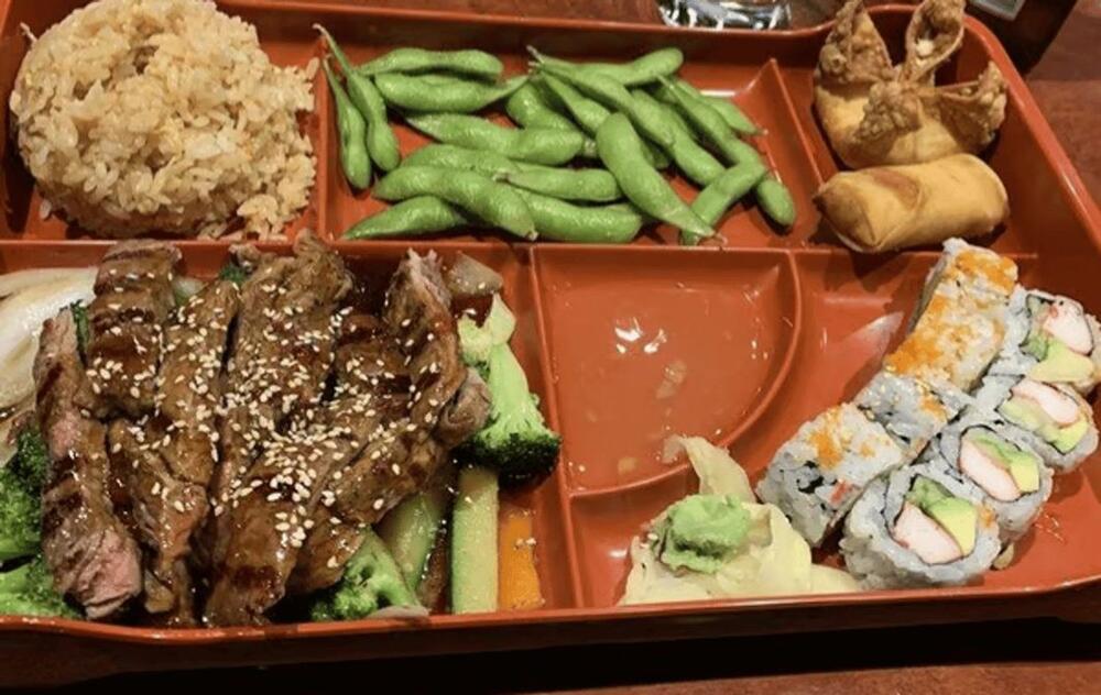 D-Teriyaki  Shrimp  Bento Box (8)