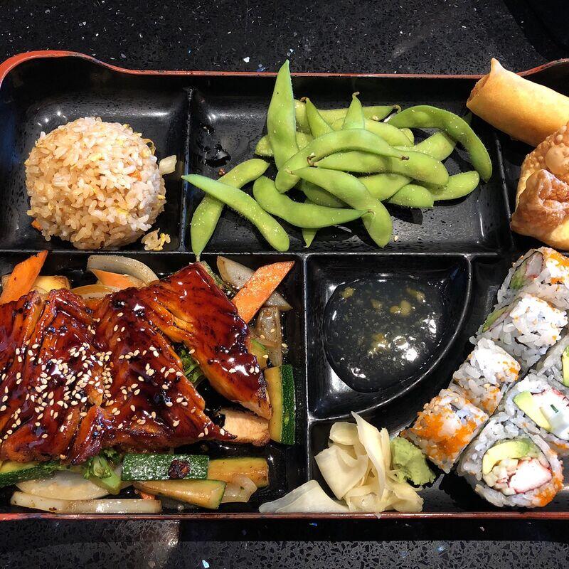 D-Teriyaki  Salmon  Bento Box (6oz)